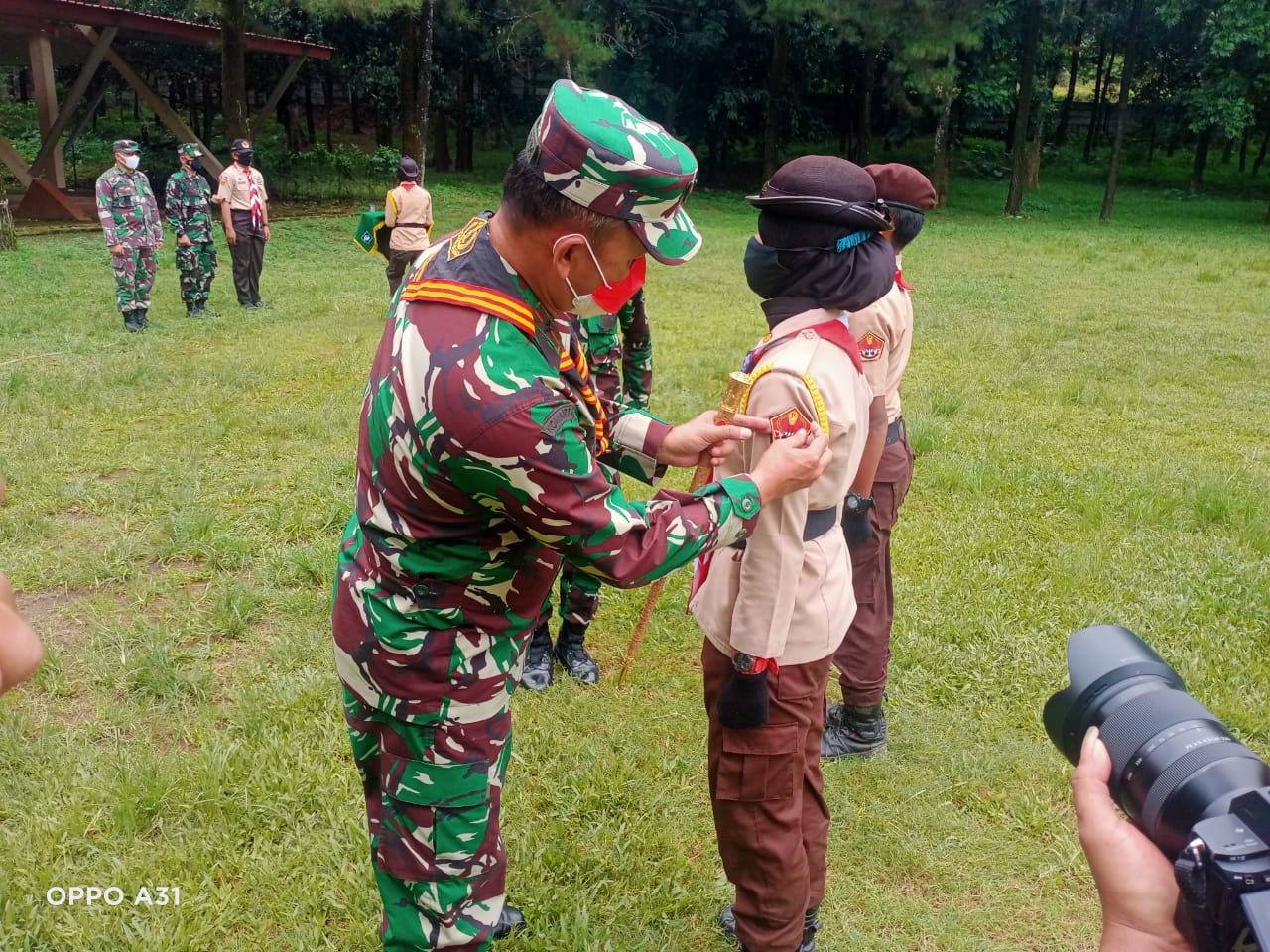 Danrem 061/Sk Ajak Peserta Pramuka Saka Wira Kartika Agar Tanggap Bencana Alam