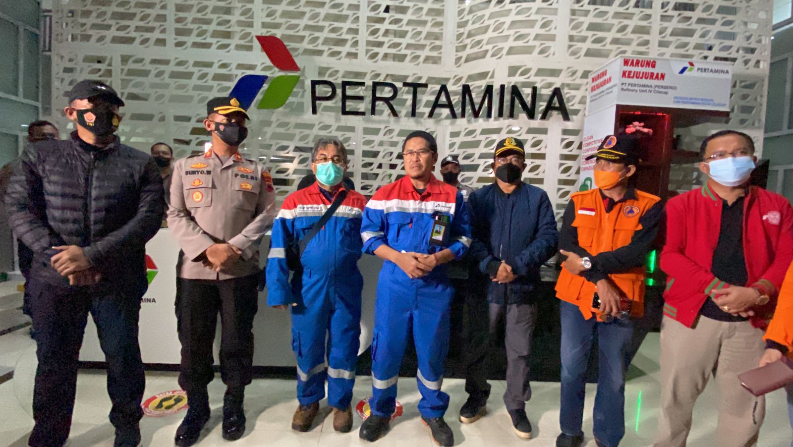 Kebakaran Kilang Pertamina di Area KPI RU IV Cilacap