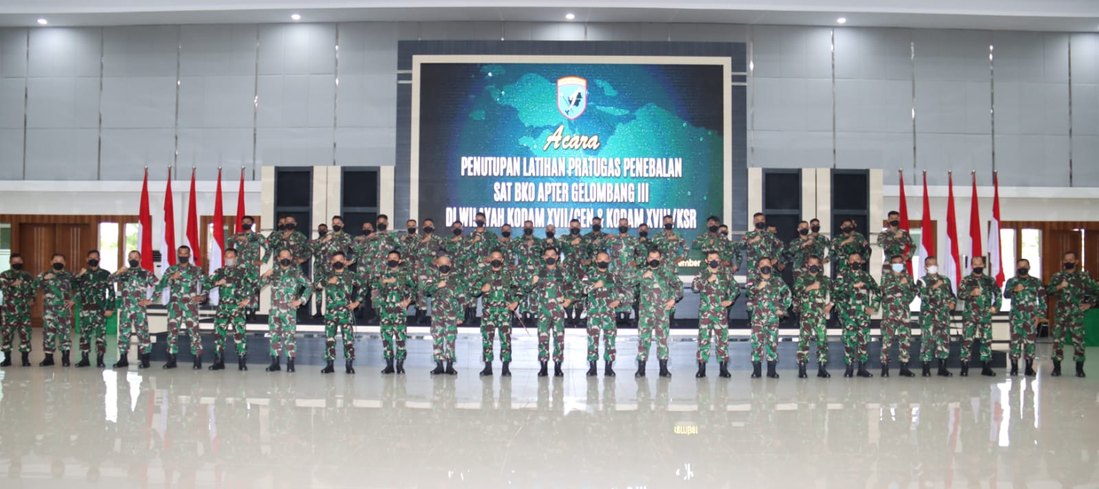 Pangdam XII/Tpr Tutup Latihan Pratugas Penebalan Satuan BKO Kodim Persiapan