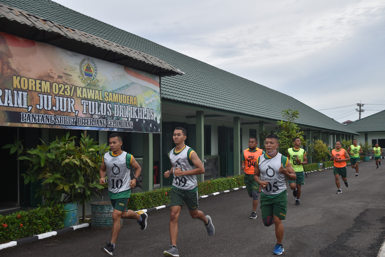 Korem 023/Kawal Samudera Laksanakan Garjas Periodik II TA.2021