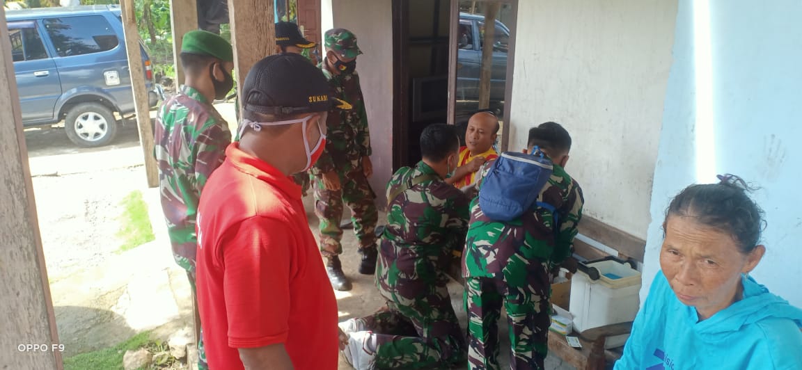 Laksanakan Serbuan Vaksinasi Door To Door, Sebagai Upaya Percepatan Penanganan Covid-19