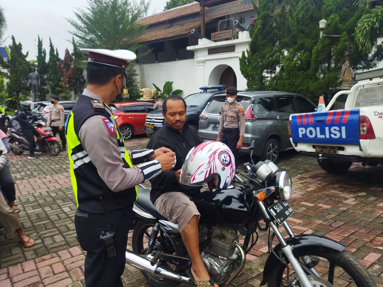 Polres Semarang Tetap Gelorakan Penerapan Prokes Sampai Perayaan Nataru 2022