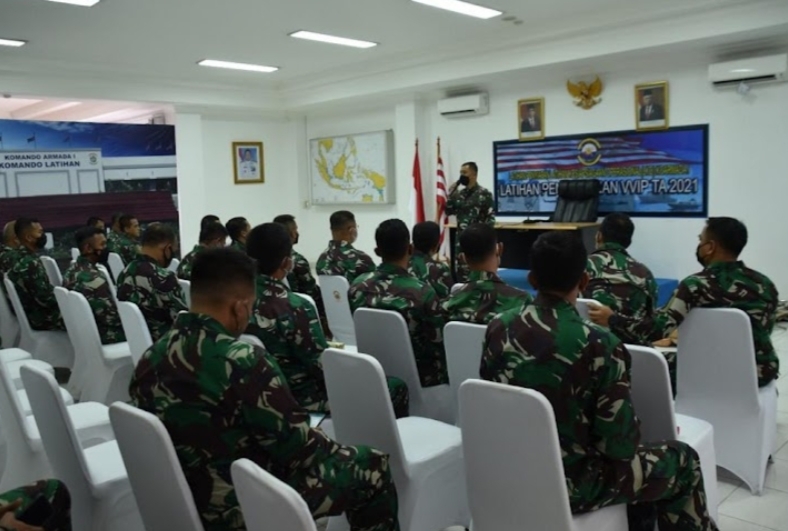 Koarmada I Gelar Latihan Penyiapan LKO (Latihan Kesiapsiagaan Operasional ) PAM VVIP 2021