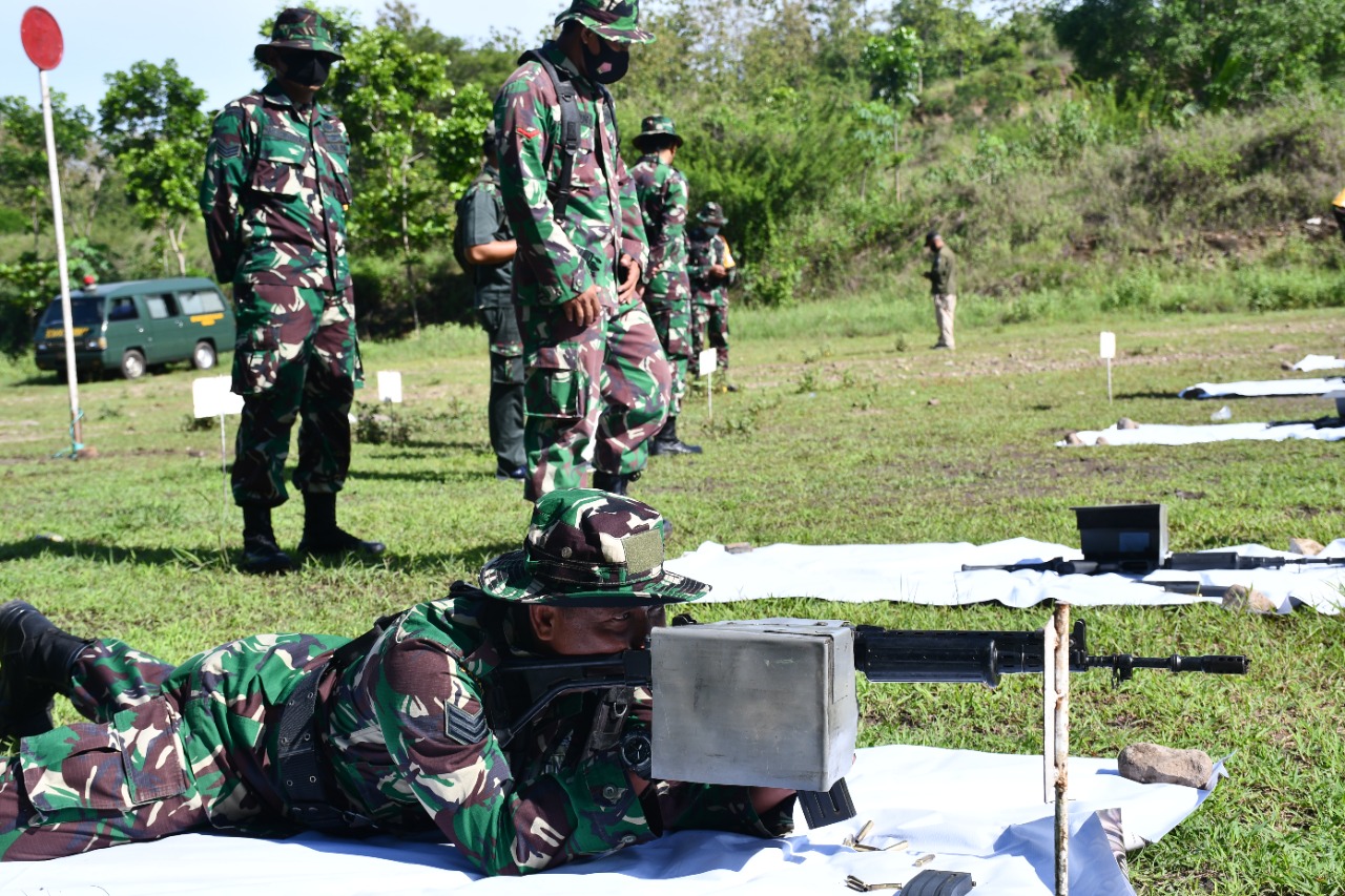 Permahir Kemampuan Menembak, Korem 081/Dhirotsaha Jaya Gelar Latihan di Gunung Kendil