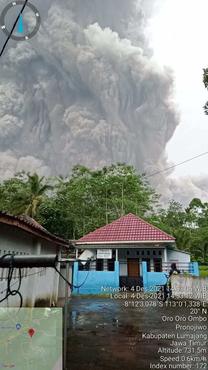 Sejarah Panjang Letusan Gunung Semeru