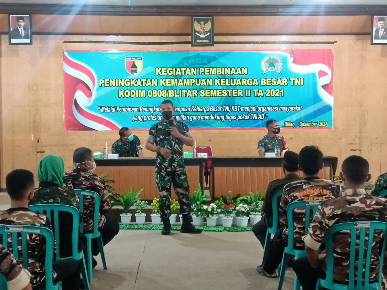 Kodim 0808/Blitar, Gelar Pembinaan Peningkatan Kemampuan Keluarga Besar TNI