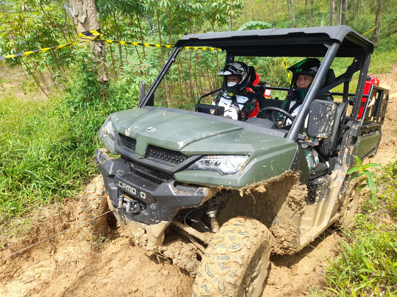 Dislitbangad Gelar Uji Coba Kendaraan Khusus ATV (All Terrain Vehicle) dan UTV (Utility Task Vehicle) CFMoto