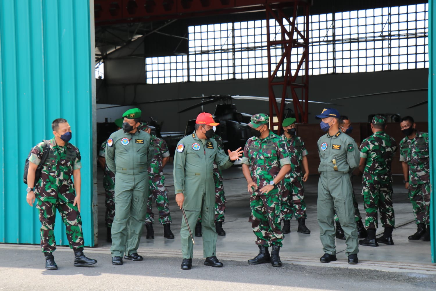 Danpuspenerbad Kunjungi Bengpuspenerbad dan Resmikan Masjid Al-Ghufron