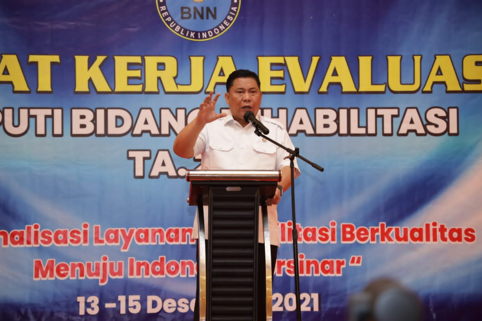 BNN RI Gelar Rapat Kerja Evaluasi Bidang Rehabilitasi Tahun 2021