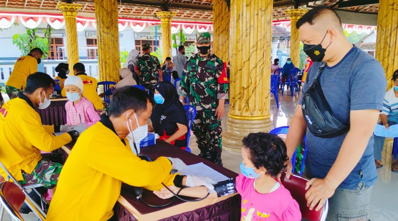 Kodim 0803/Madiun Gelar Vaksinasi Bagi Anak Usia 6-11 Tahun