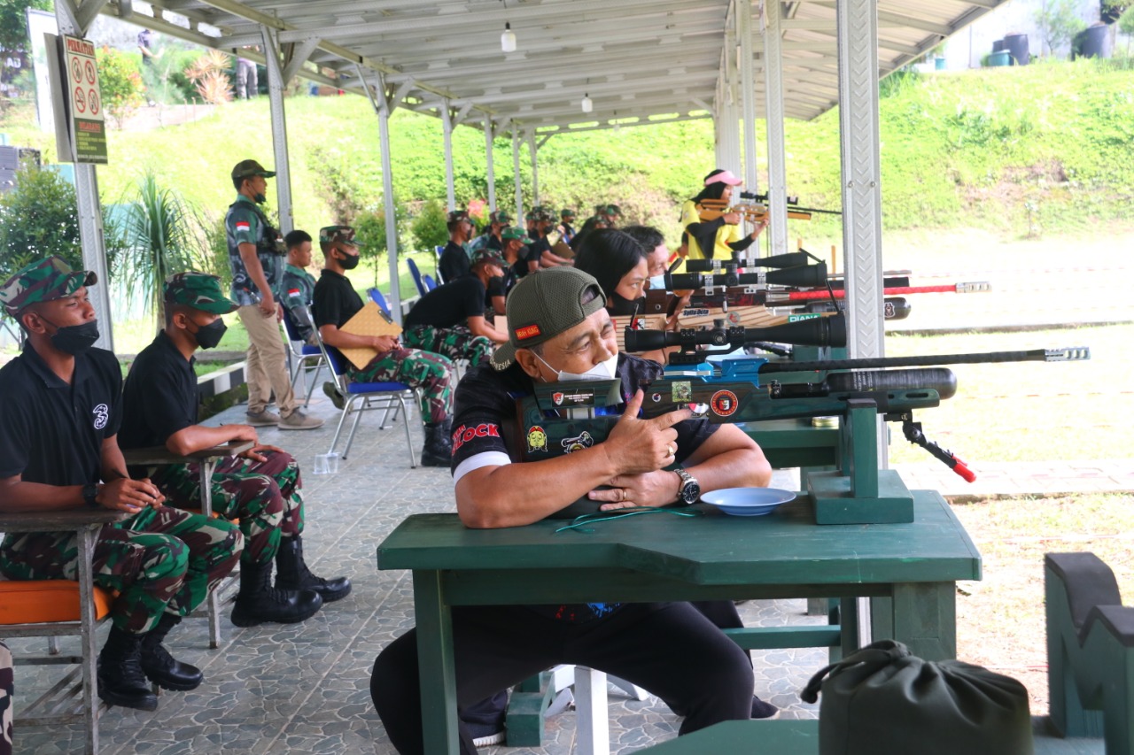 Kasdivif 2 Kostrad Buka Lomba Tembak Senapan Angin Metal Silhouette Dalam Rangka Hari Juang Kartika Ke-76