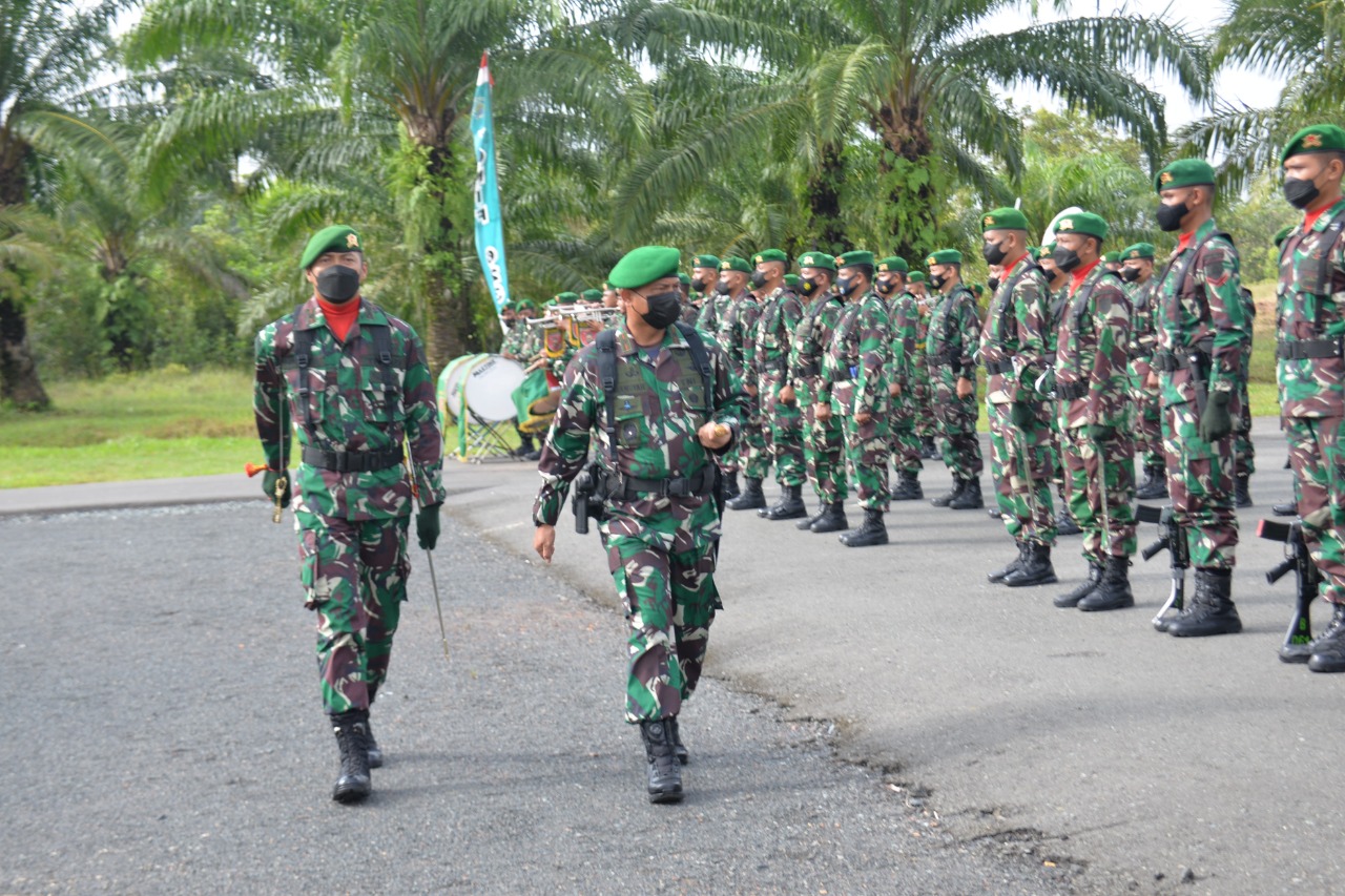 Danrem 101/Antasari Pimpin Upacara HUT Infanteri Ke-73 Di Kalsel