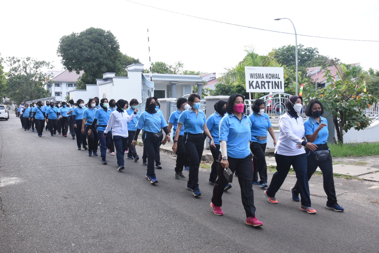 Pererat Silaturahmi, Kowal Laksanakan Olahraga Bersama