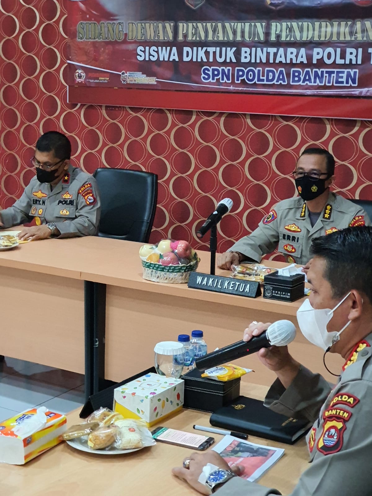 Itwasda Polda Banten Ikuti Sidang Wandiklat Siswa Diktuk Bintara Polri