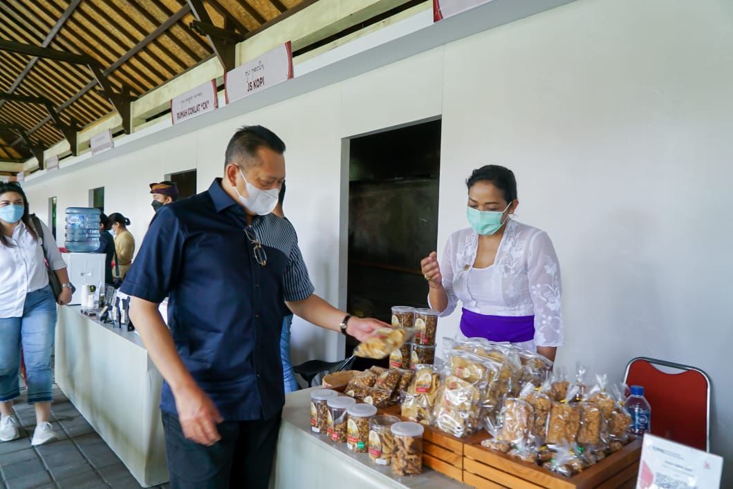 Pameran UMKM Bali Bangkit V, Bamsoet Dorong Pelaku Usaha Bangkit dari Pandemi