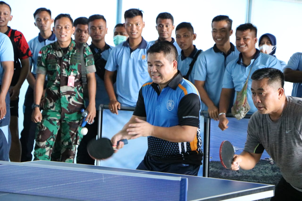 Final Pertandingan Tenis Meja Lanud Manuhua Biak