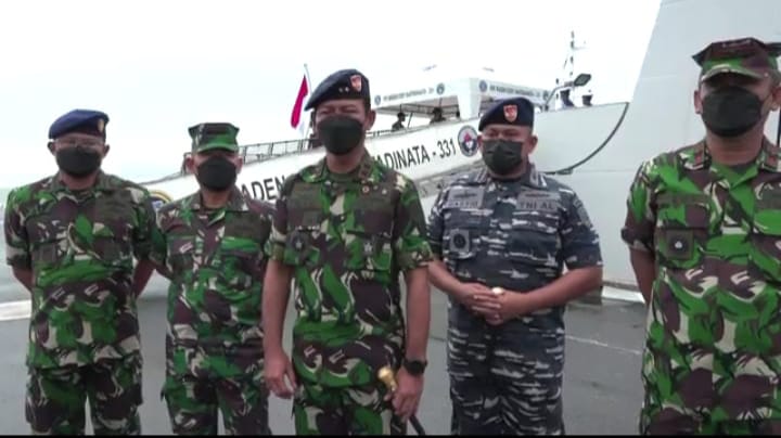 Gunakan KRI REM-331, Pangkoarmada II Pantau Situasi Keamanan Perairan Ambalat