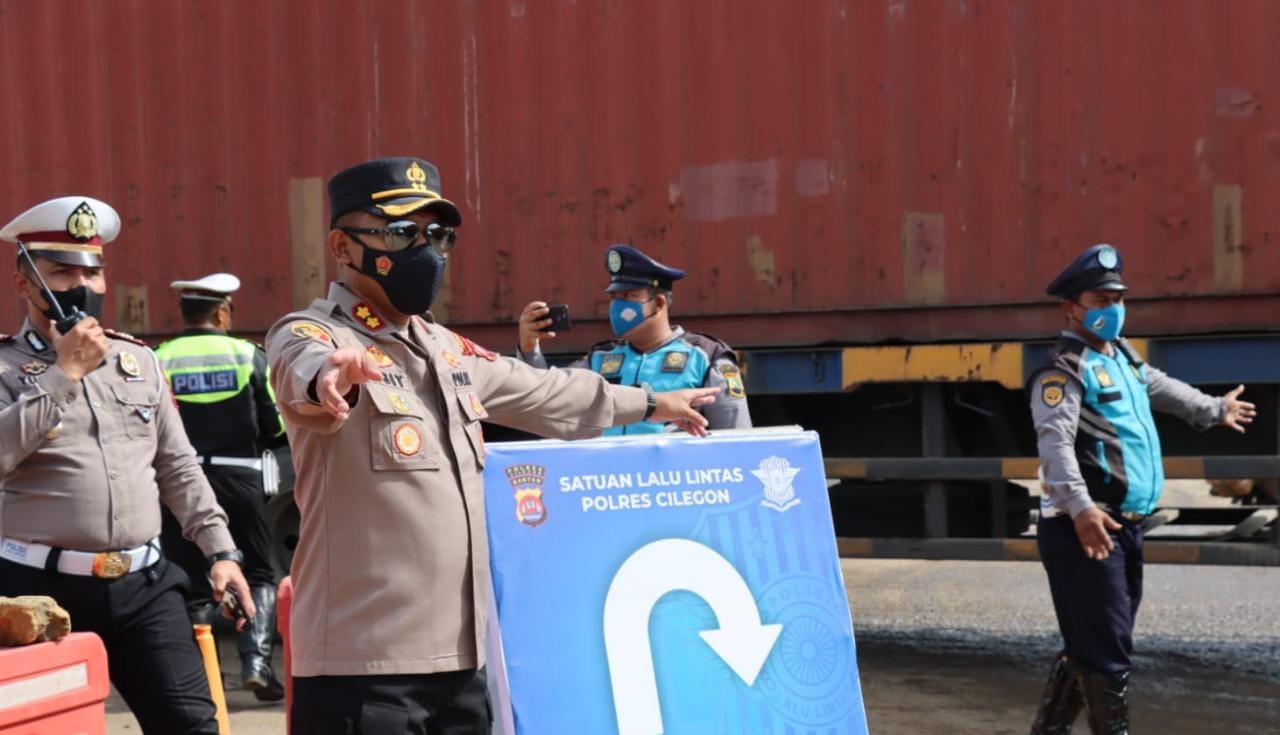 Polres Cilegon Tetap Berlakukan Ganjil Genap Jalur Wisata