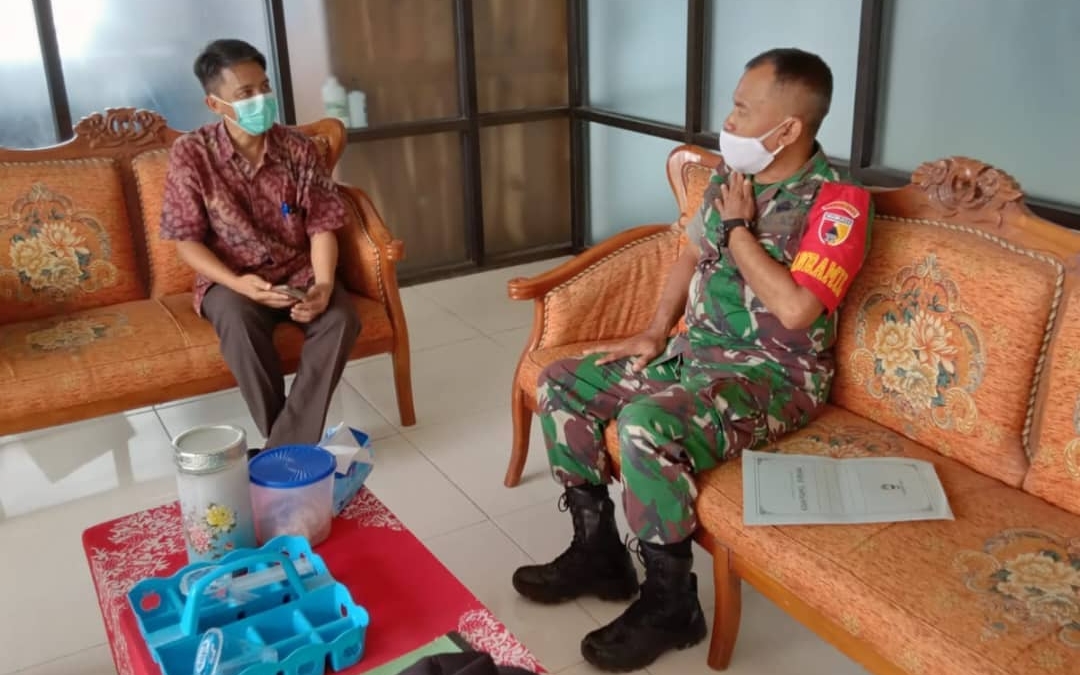 Percepatan Vaksinasi, Danramil 0801/10 Punung Hadiri Rapat Koordinasi Vaksinasi