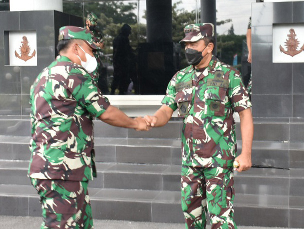 Dankodiklat TNI AL Terima Kunjungan Kerja Aspers Kasal