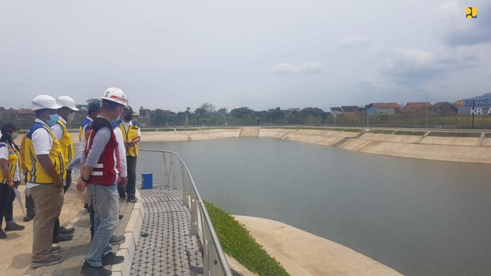 Kementerian PUPR Rampungkan Pembangunan Kolam Retensi Andir dan Empat Polder Untuk Pengendalian Banjir Bandung Selatan