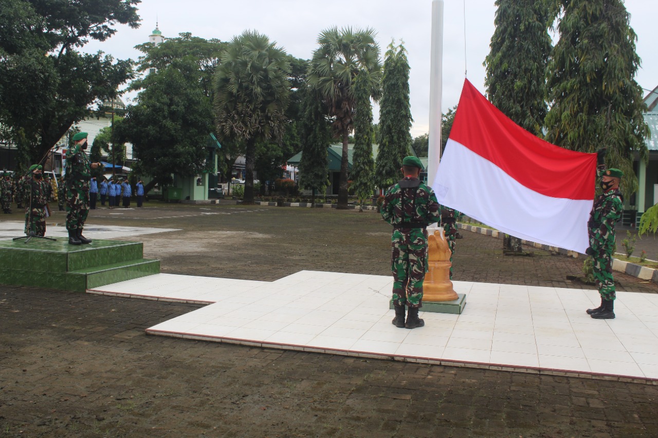 Kodim 1409/Gowa Laksanakan Upacara 17-an Awal Tahun