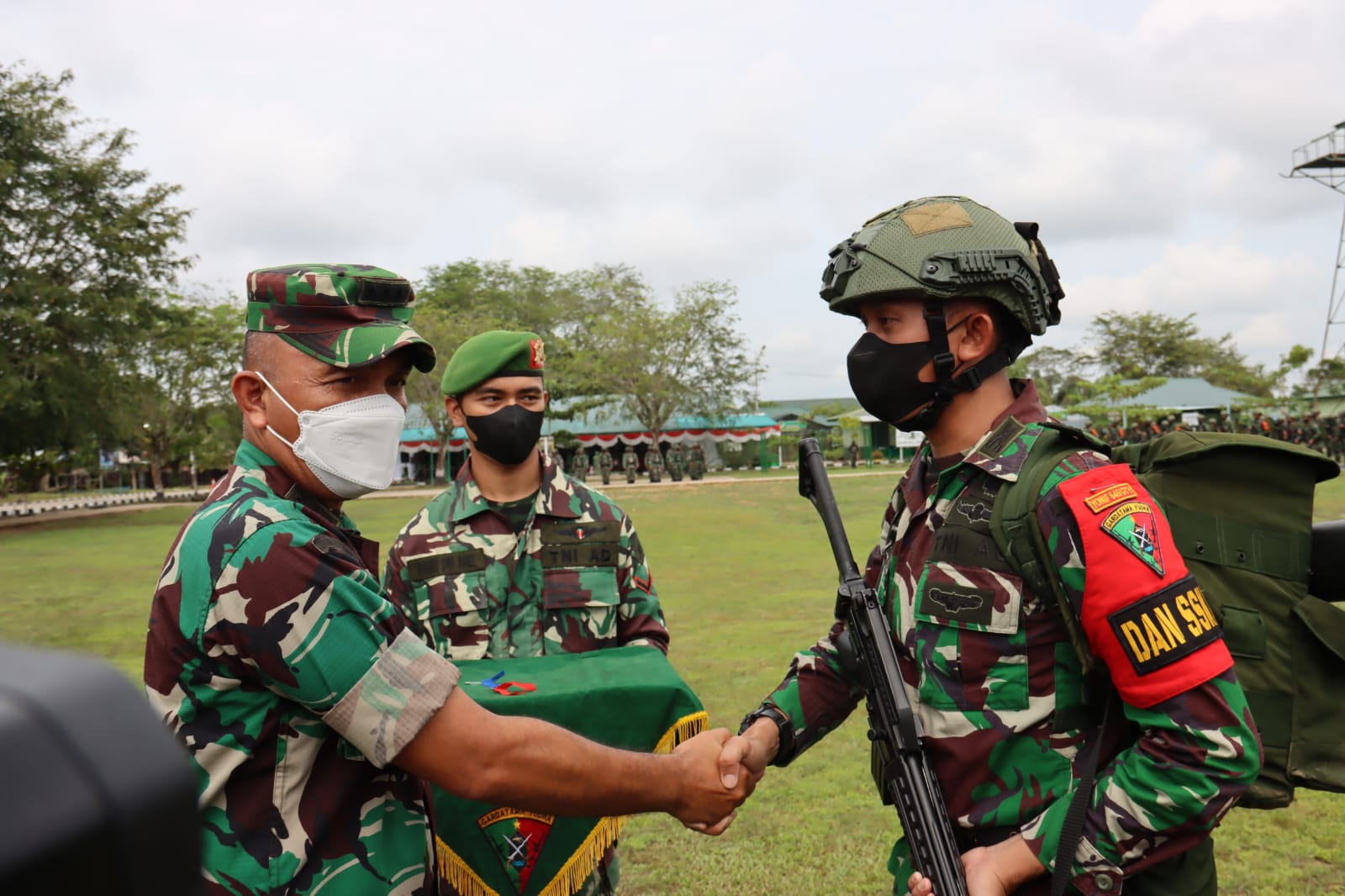 Kabaglat Rindam XII/Tpr Tutup Latihan Pratugas Operasi Satgas Yonif 645/GTY