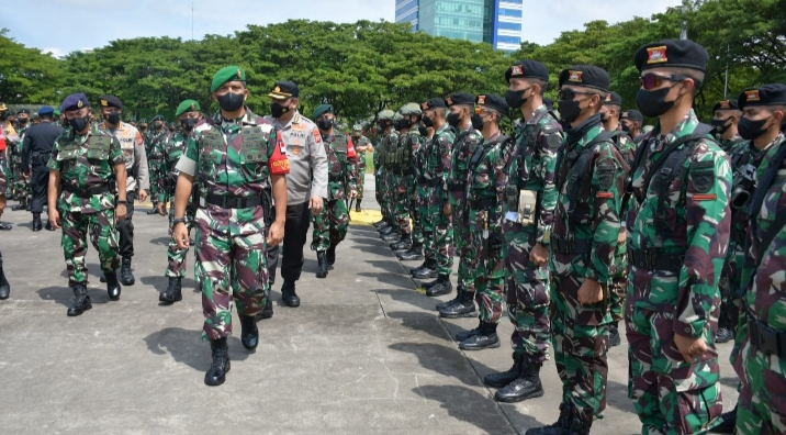 Kodam Hasanuddin Laksanakan Apel Gelar Pasukan Sambut Kunker Wapres RI