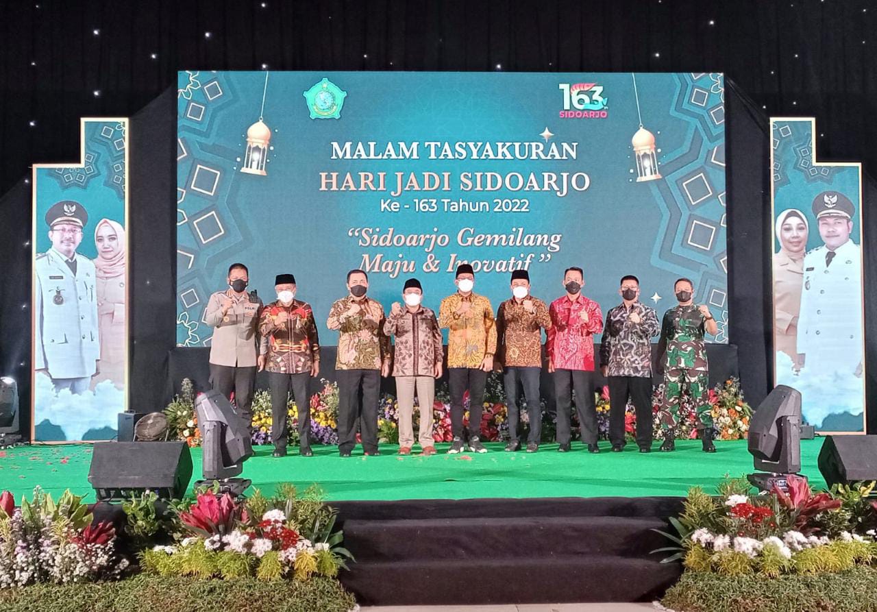 Danlanud Muljono Ikuti Tasyakuran HUT Sidoarjo