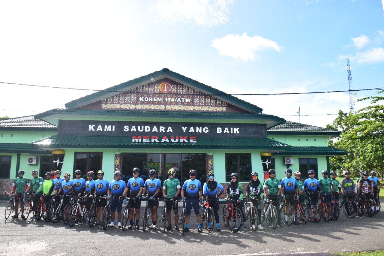 Danrem 174 Merauke Gelar Farewell Gowes Dandenzipur-11/MA 