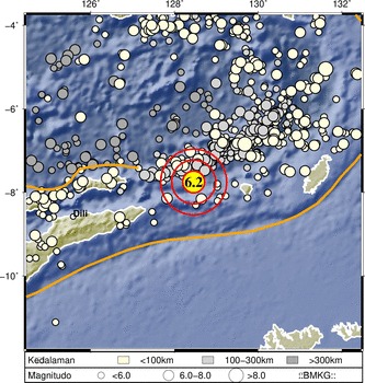 Masyarakat Maluku Barat Daya Rasakan Guncangan Kuat Gempa M6,2