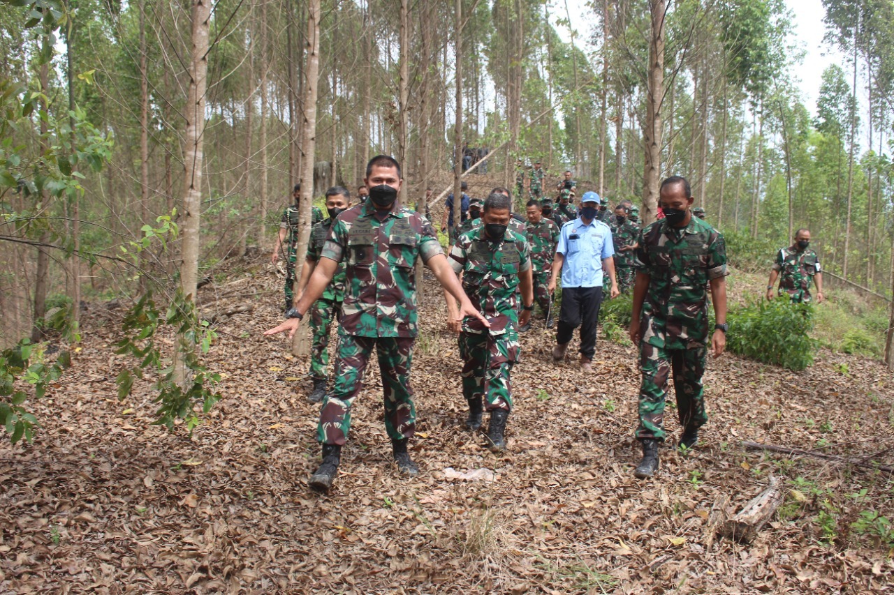 Pangdam VI/Mulawarman Berkolaborasi Dengan IOF Tinjau IKN di Pandu Dandim 0913/PPU