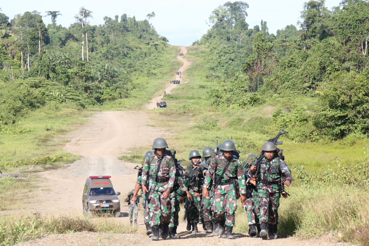 Pancaran Matahari Papua, Kobarkan Semangat Prajurit Goura Victoria di LPD Hanmars TW I Tahun 2022