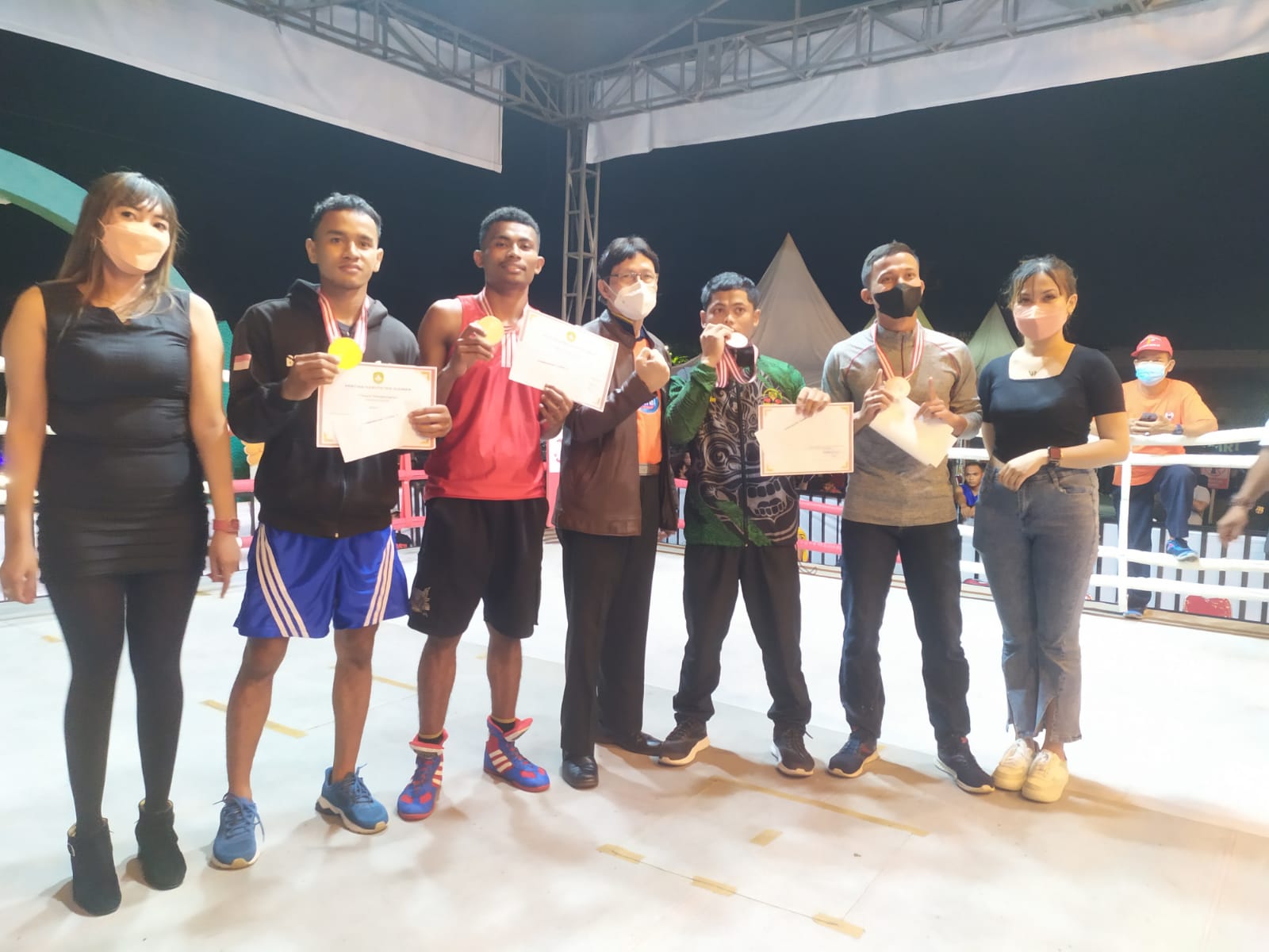 Petinju Guntur Geni, Sabet Juara 3 di Kejuaraan Sleman Imlek Boxing Turnament 2022