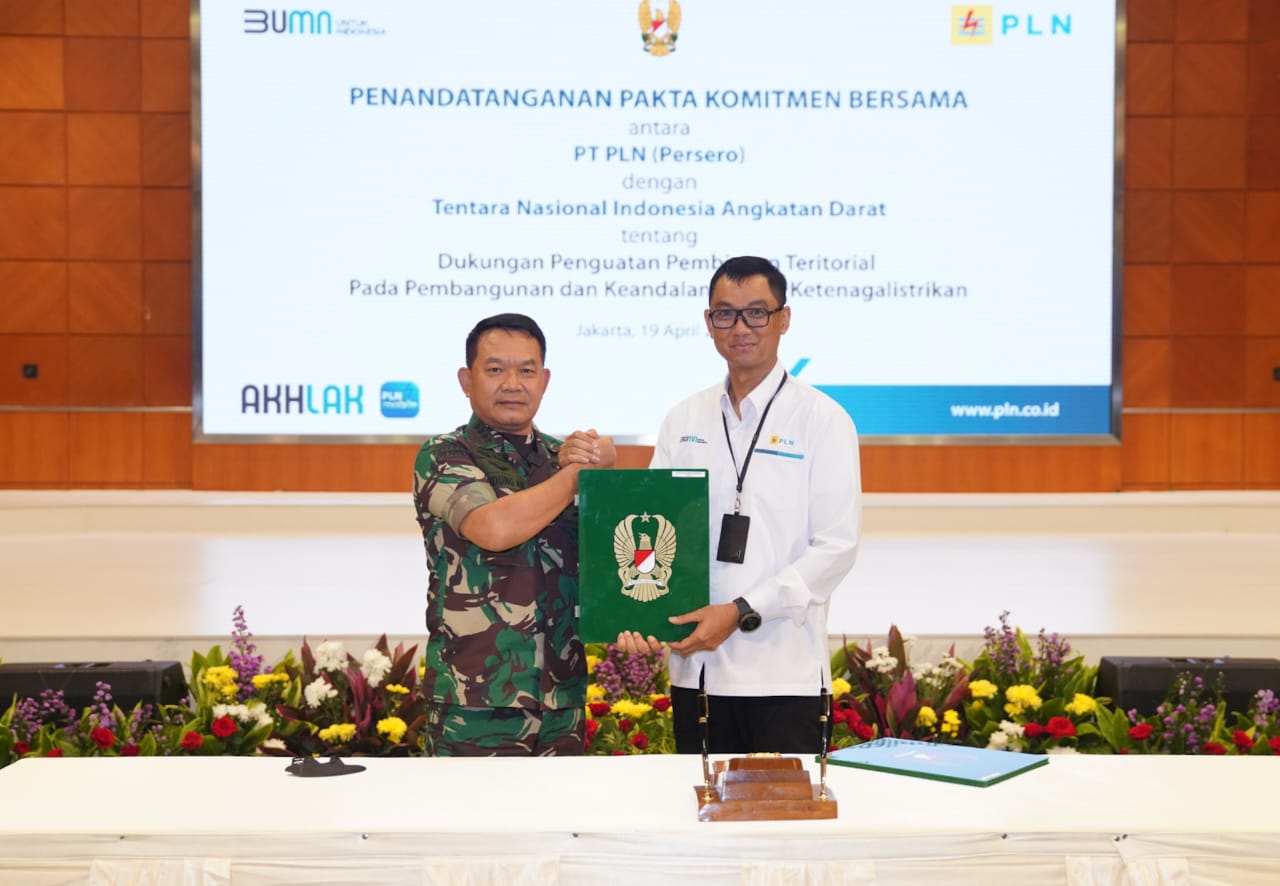 Penguatan Pembangunan Infrastruktur, PLN Gandeng TNI AD