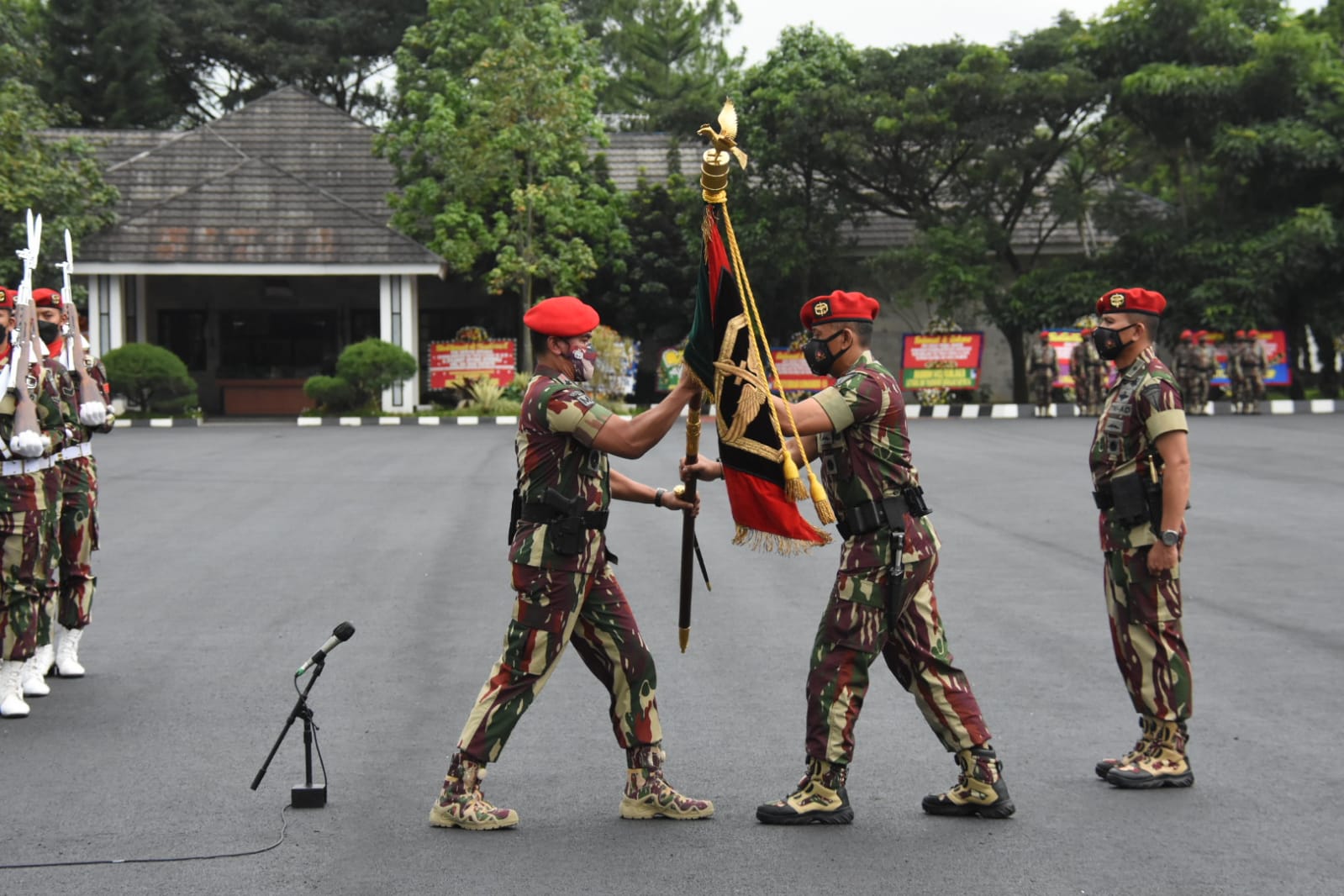 Kolonel Inf Agus Sasmitha Resmi Jabat Danpusdiklatpassus Kopassus