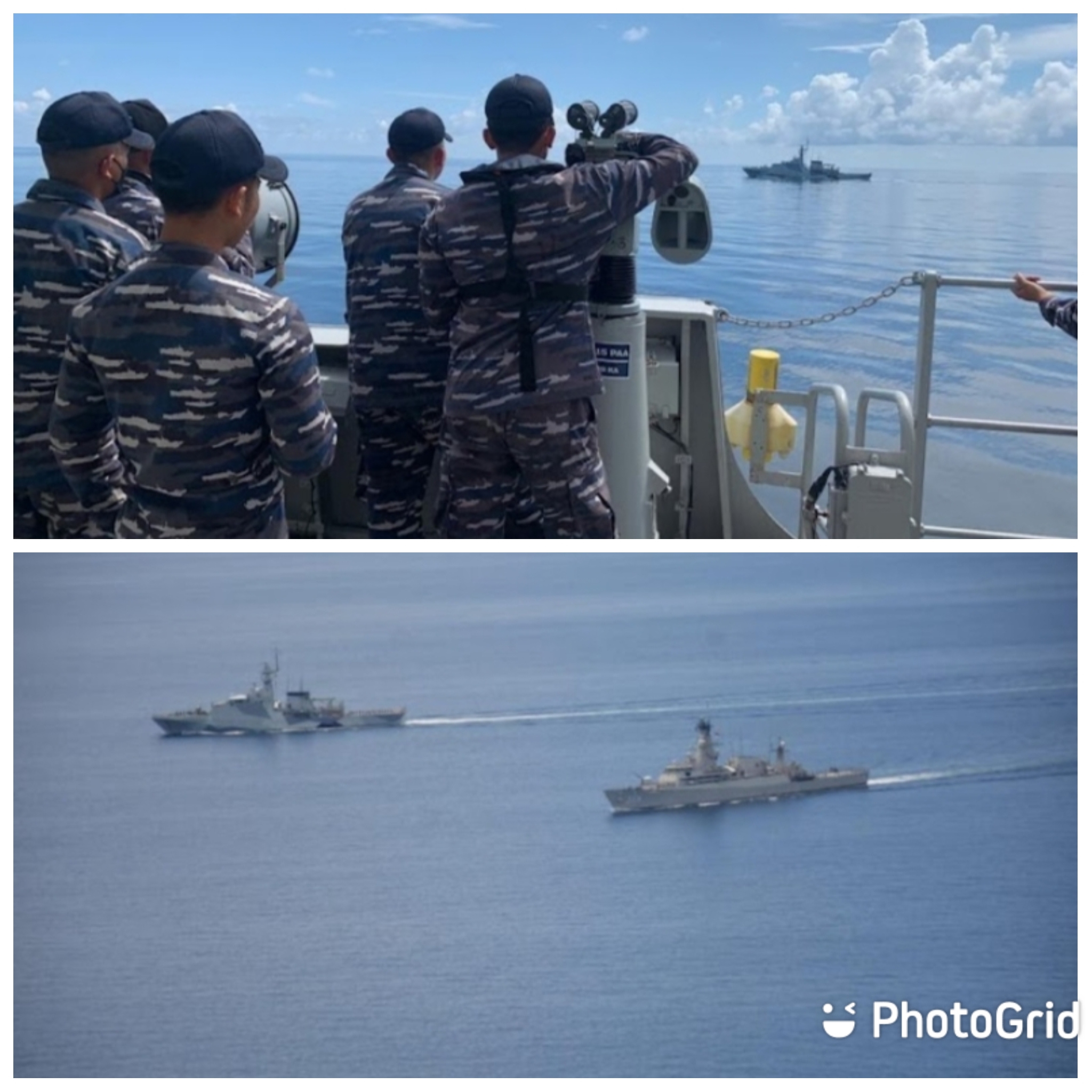 Kapal Perang Ratu Inggris Adu Taktik dengan KRI Usman Harun-359 di Laut Natuna Utara