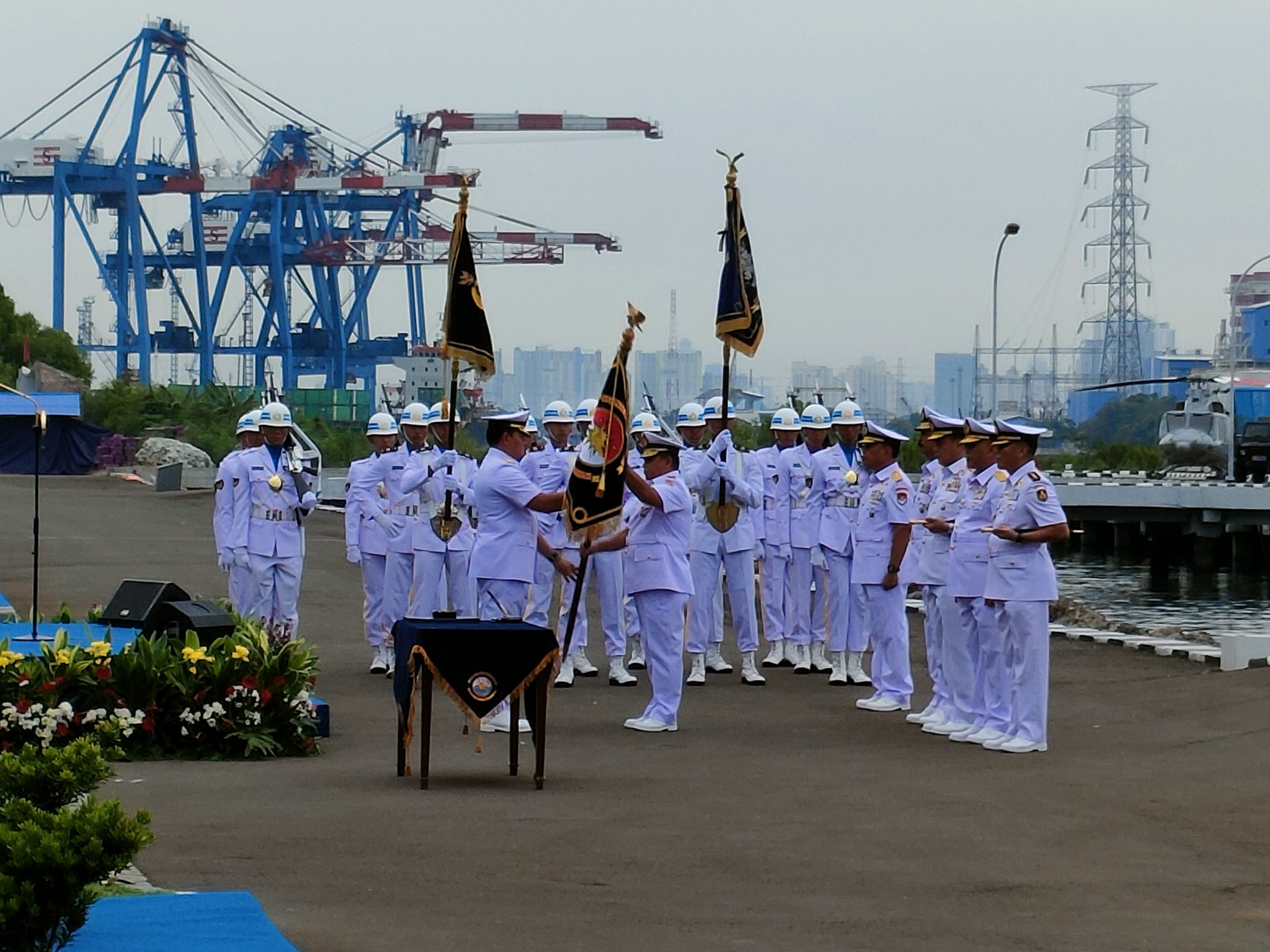 Pangkoarmada I Hadiri Upacara Serah Terima Jabatan Pangkoarmada RI, Pangkoarmada II dan Komandan STTAL