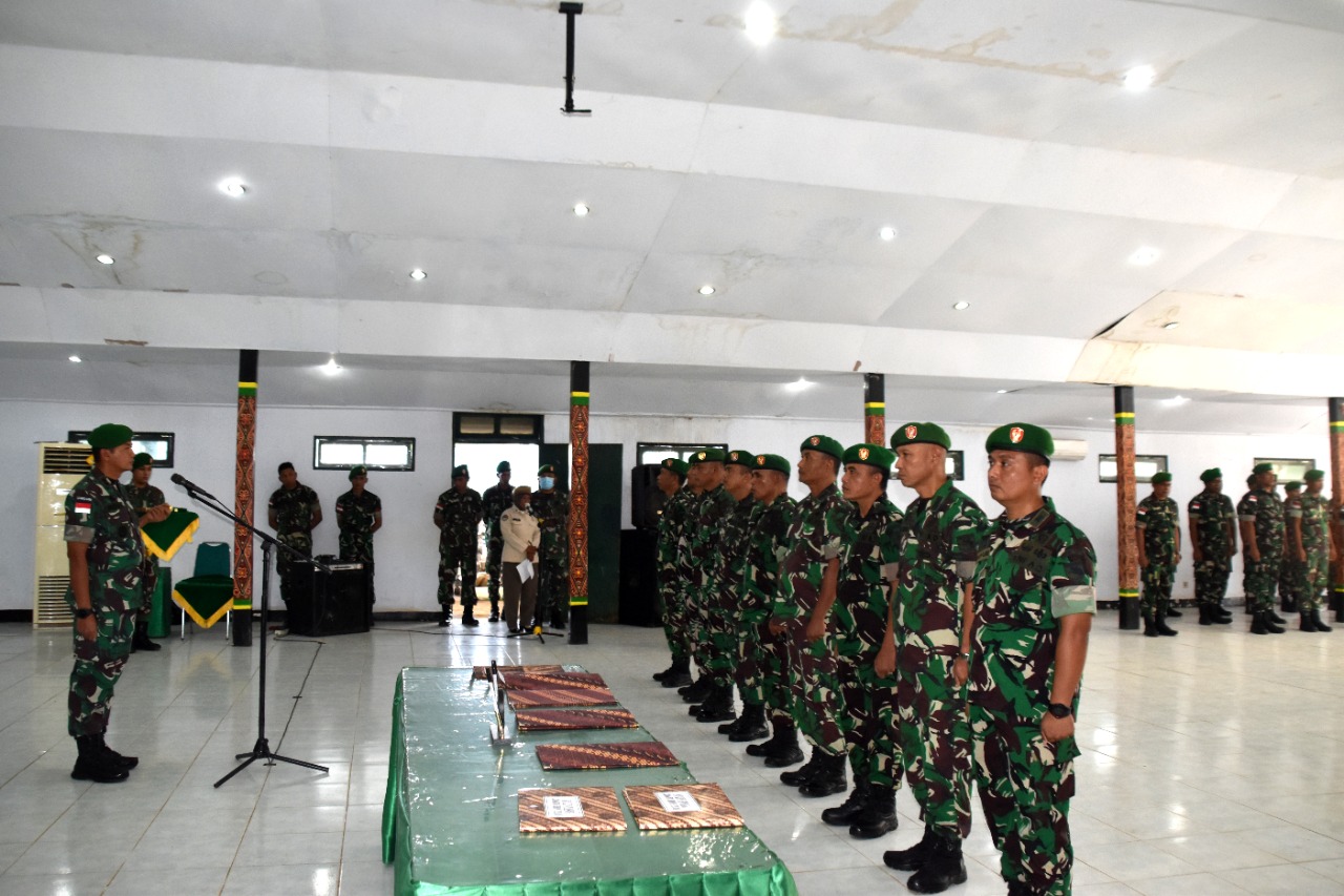 Dandim 1707/Merauke: Mutasi Jabatan  Disikapi dengan Baik dan Bijaksana