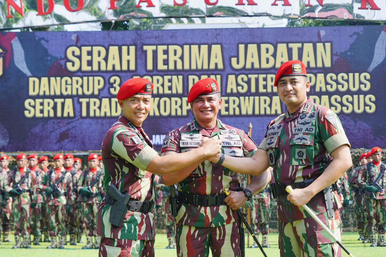 Pimpin Sertijab Dangrup, Danjen Kopassus: Lahirkan Ide dan Pemikiran Baru