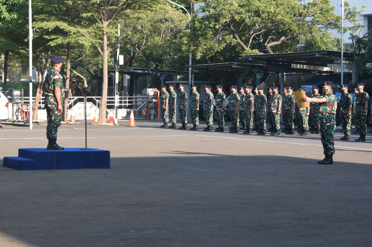 Pushidrosal Gelar Apel Khusus Pencanangan Bulan Trisila TNI AL