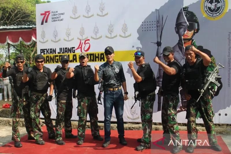 Batalyon 22 Kandang Menjangan Gelar Pekan Juang 45 Keluarga Manggala