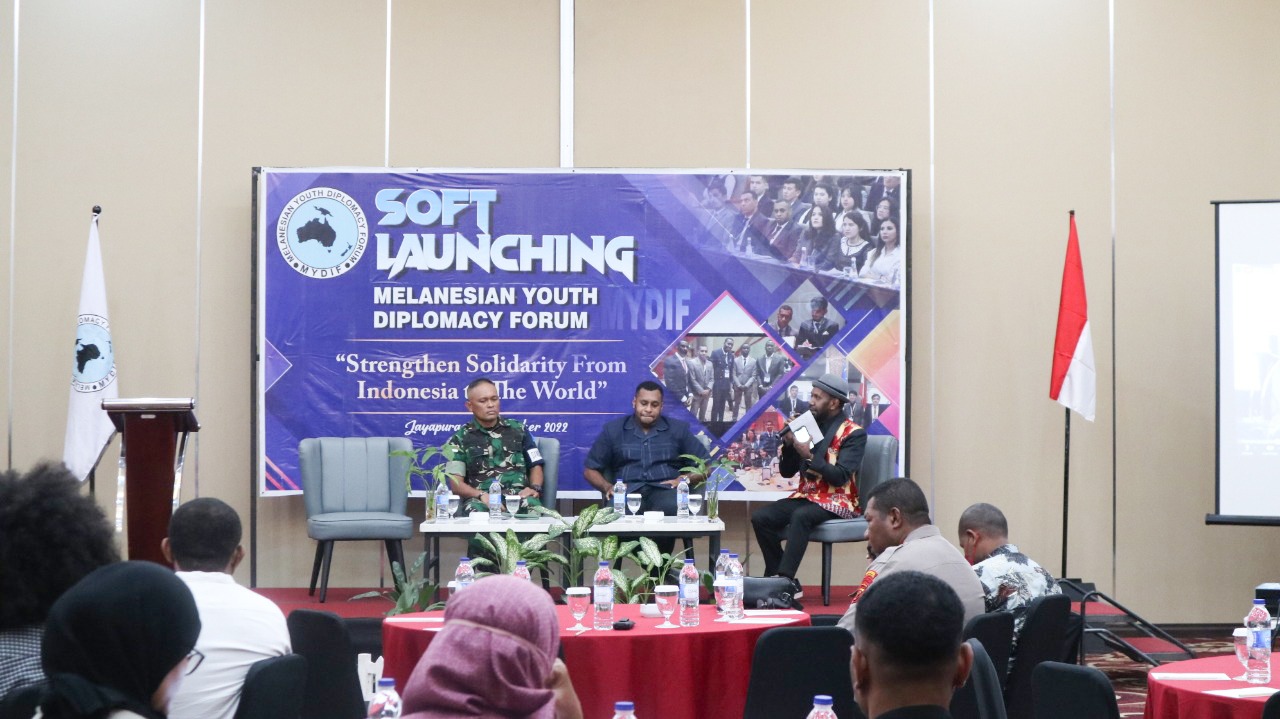 Hadiri Launching MYDIF, Danrem 172/PWY Dukung Diplomasi Pemuda Melanesia di Wilayah Pulau Pasifik