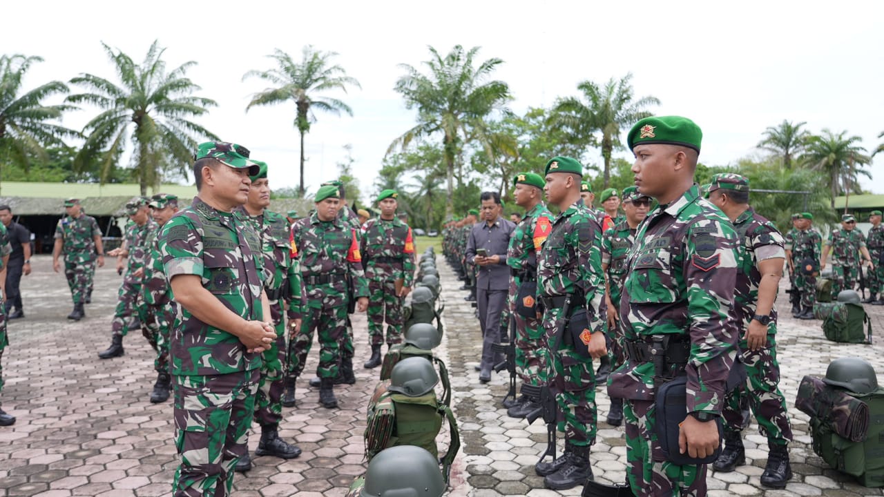 Jamin Kesiapan Operasi Satuan, Kasad Periksa Yonif 132/BS