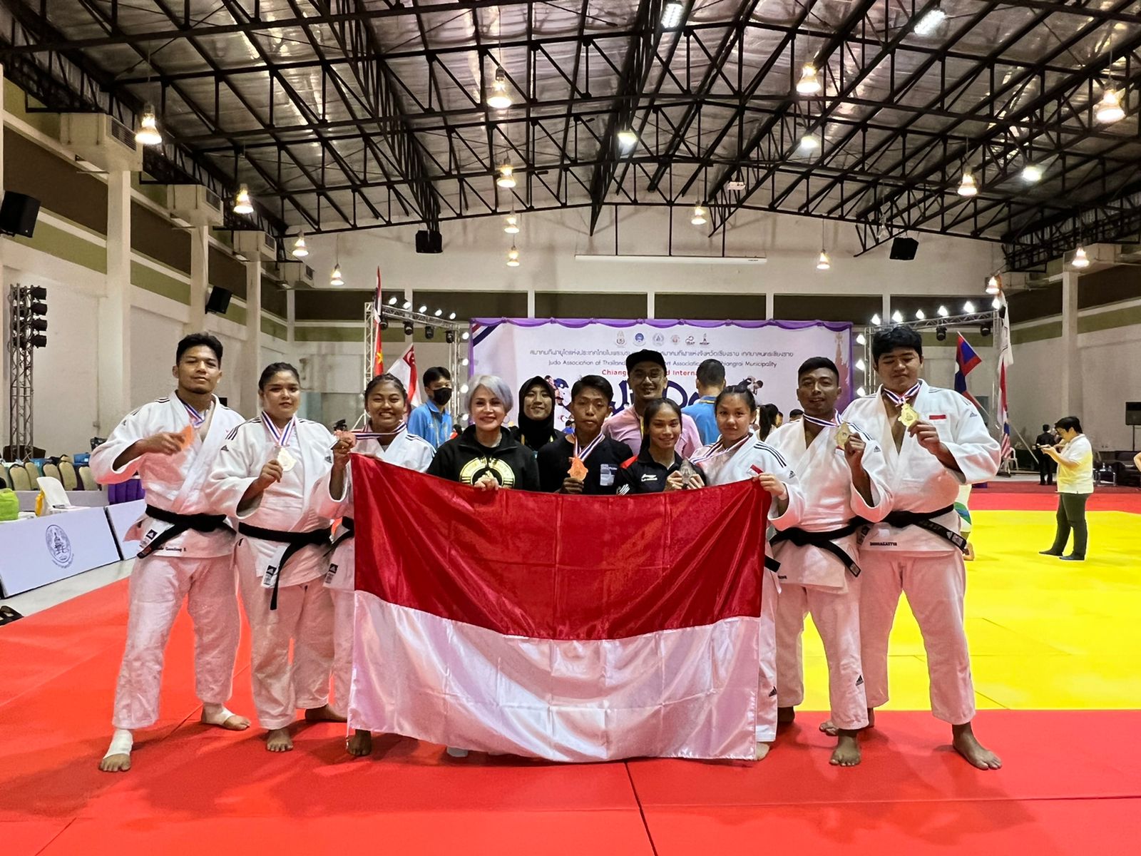 Indonesia Raih Empat Medali Emas Thailand Internasional Judo Championship 2022