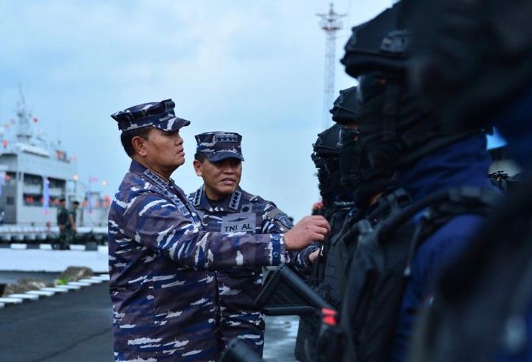 Panglima TNI Inspeksi Pasukan dan Alutsista Jelang Sertijab Kasal