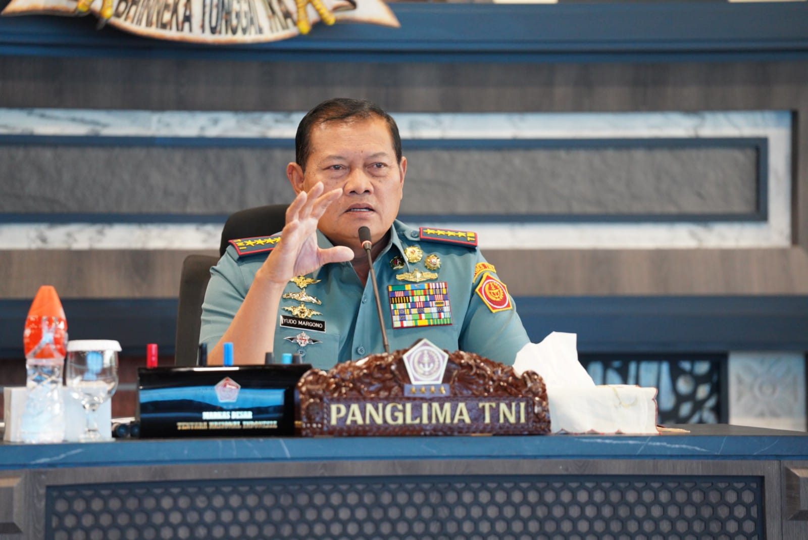 Panglima TNI Terima Paparan Rencana Pendidikan Reguler LI Sesko TNI TA 2023