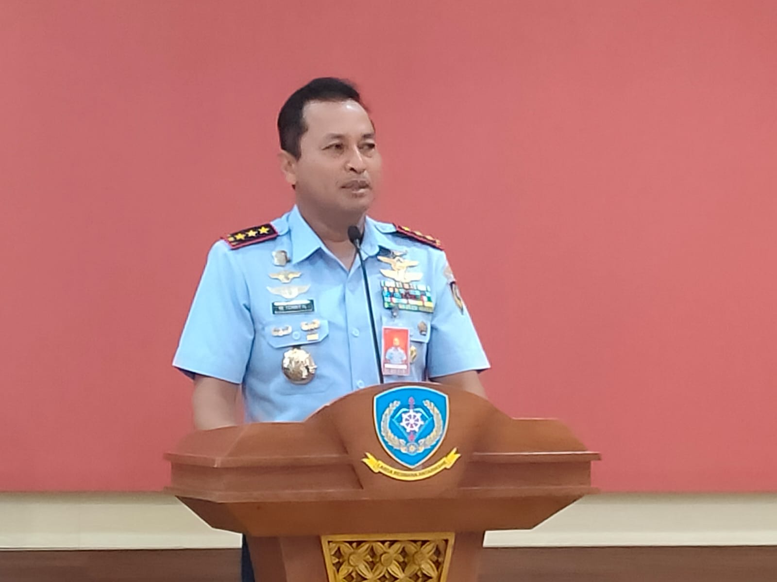 Panglima Koopsudnas Marsekal Madya TNI M.Tonny Harjono Coffe Morning dengan Awak Media