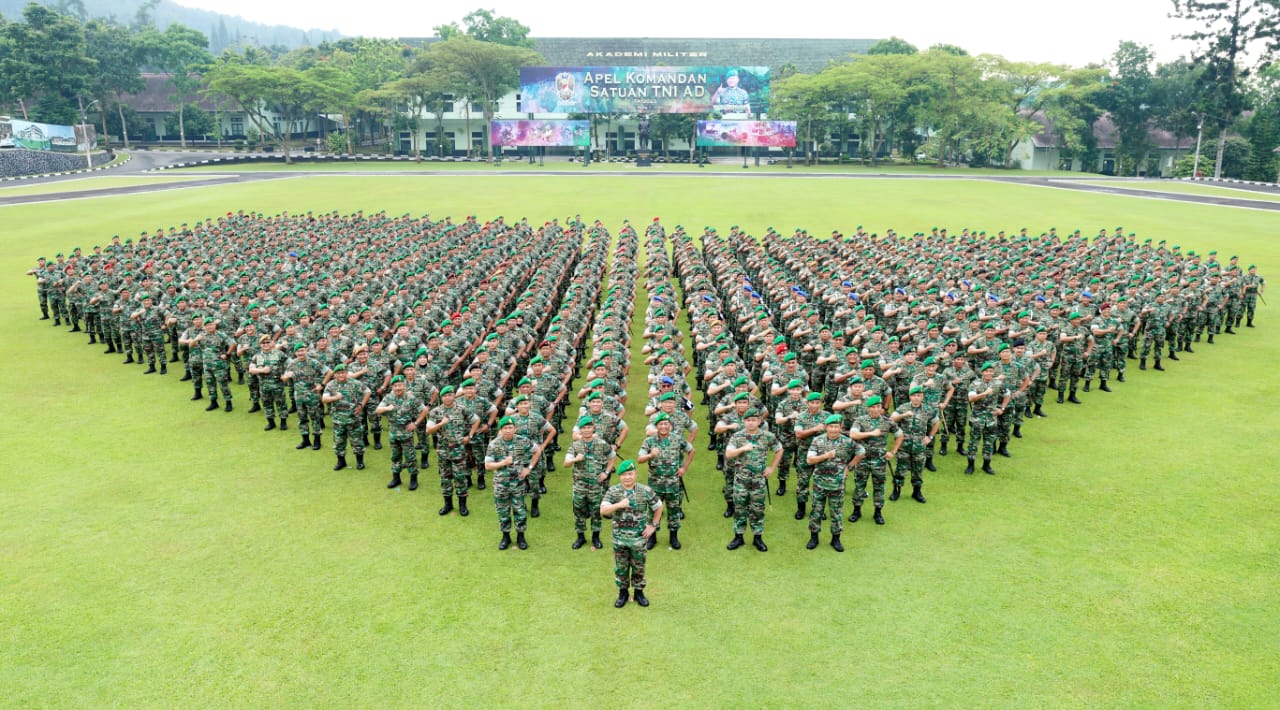 Samakan Persepsi Terhadap Visi, Misi, dan Tupoksi, TNI AD Gelar Apel Dansat