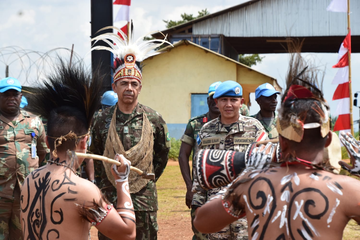 Kunjungan Kerja Force Commander ke Satgas Konga Kizi XX-T Monusco